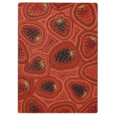 Strawberry swirl Spiral  Klembord (Achterkant)