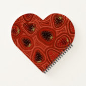 Strawberry swirl Spiral  Notitieboek (Achterkant)