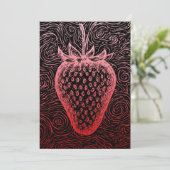 strawberry swirls kaart (Staand voorkant)