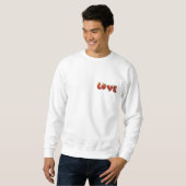 Strawberry Swirls Sweatshirt voor Heren (Voorkant volledig)