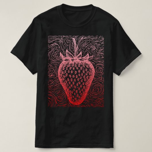 strawberry swirls t-shirt (Design voorkant)