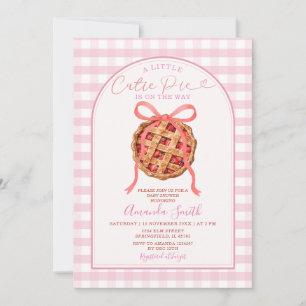 Strawberry Taart Cutie Pie Is Op Komst Baby Shower Kaart