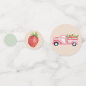 Strawberry Table Confetti (Voorkanten)