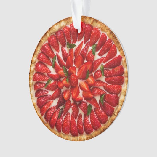 Strawberry Tart Ornament (voorkant)