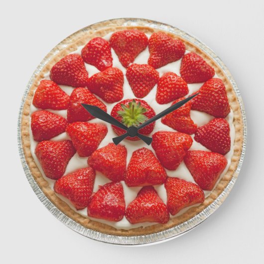 Strawberry Tart Wall klok (Voorkant)