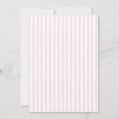 Strawberry Theme Baby Shower Kaart (Achterkant)