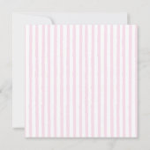 Strawberry Theme Baby shower Square Kaart (Achterkant)