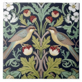 Strawberry Theven William Morris Art Nouveau Tegeltje (Voorkant)