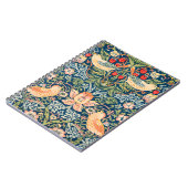 Strawberry Thief Artistic William Morris Notitiebo Notitieboek (Linkerzijde)