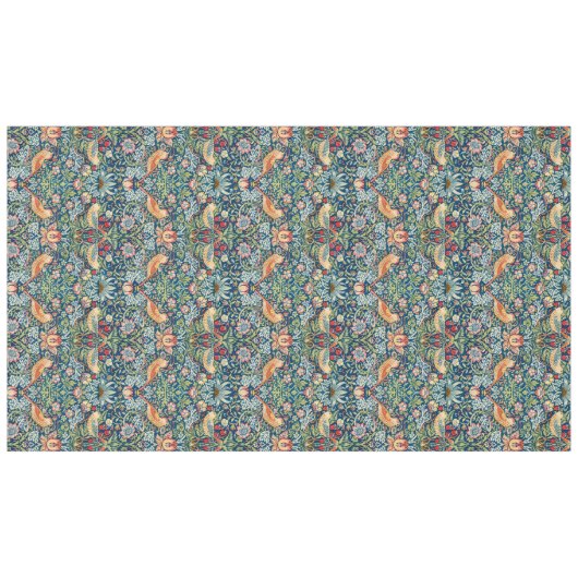 Strawberry Thief beroemd gemaakt door William Morr Tafelkleed (Voorkant (Horizontaal))