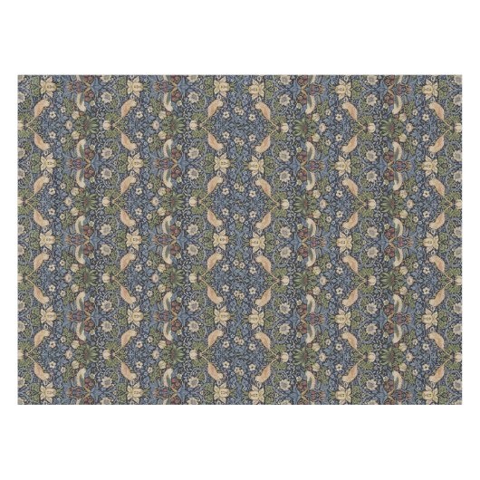 Strawberry Thief beroemd gemaakt door William Morr Tafelkleed (Voorkant (Horizontaal))