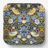 Strawberry Thief, beroemd patroon, Papieren Bordje (Voorkant)