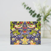 Strawberry Thief Birds William Morris Briefkaart (Staand voorkant)