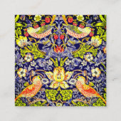 Strawberry Thief Birds William Morris Informatiekaartje (Voorkant)