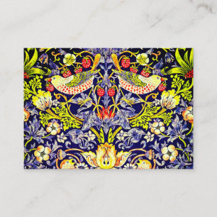 Strawberry Thief Birds William Morris Informatiekaartje