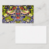 Strawberry Thief Birds William Morris Informatiekaartje (Voorkant / Achterkant)