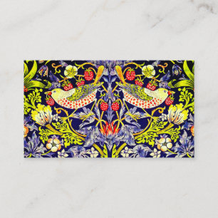 Strawberry Thief Birds William Morris Informatiekaartje