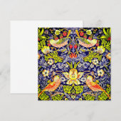 Strawberry Thief Birds William Morris Kaart (Voorkant / Achterkant)