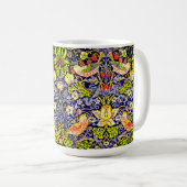 Strawberry Thief Birds William Morris Koffiemok (Voorkant rechts)