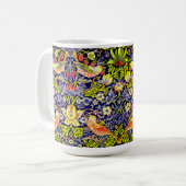 Strawberry Thief Birds William Morris Koffiemok (Voorkant links)