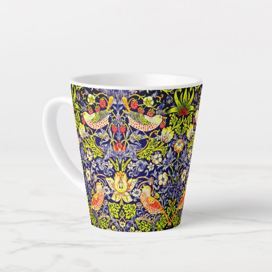 Strawberry Thief Birds William Morris Latte Mok (Linkerhoek)