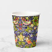 Strawberry Thief Birds William Morris Papieren Bekers (Voorkant)