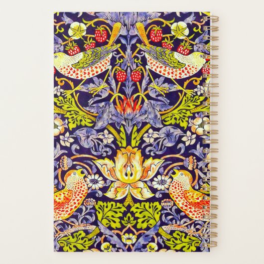 Strawberry Thief Birds William Morris Planner (Achterkant)
