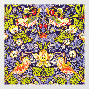 Strawberry Thief Birds William Morris Raamsticker