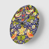 Strawberry Thief Birds William Morris Ronde Klok (Hoek)