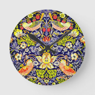 Strawberry Thief Birds William Morris Ronde Klok