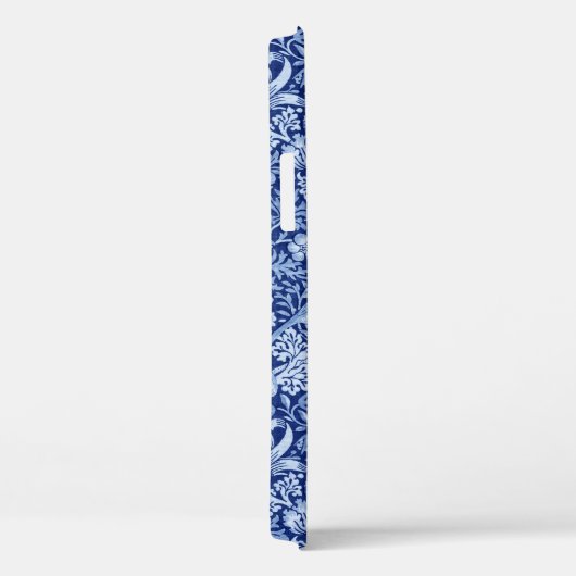Strawberry Thief Blue Monotone, William Morris Case-Mate iPhone Case (Achterkant / Rechts)