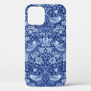 Strawberry Thief Blue Monotone, William Morris Case-Mate iPhone Case