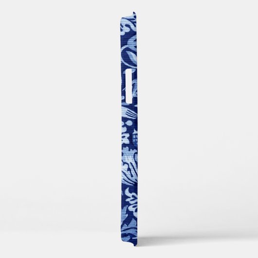 Strawberry Thief Blue Monotone, William Morris Case-Mate iPhone Case (Achterkant / Rechts)