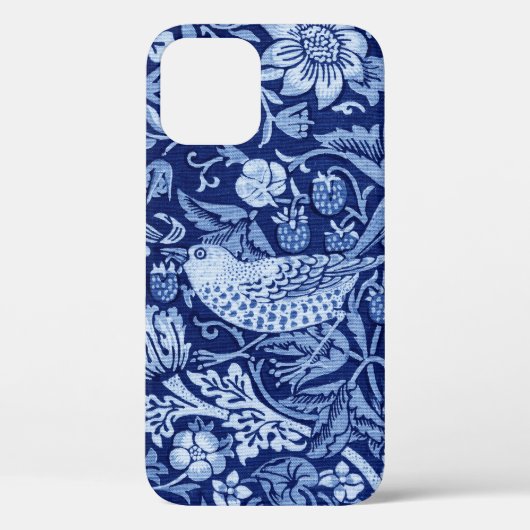 Strawberry Thief Blue Monotone, William Morris Case-Mate iPhone Case (Achterkant)