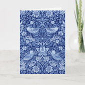 Strawberry Thief Blue Monotone, William Morris Kaart (Voorkant)