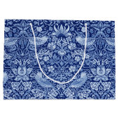 Strawberry Thief Blue Monotone, William Morris Lar Groot Cadeauzakje (Achterkant)