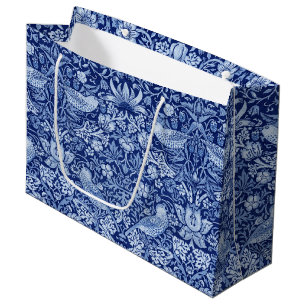 Strawberry Thief Blue Monotone, William Morris Lar Groot Cadeauzakje
