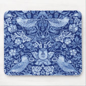 Strawberry Thief Blue Monotone, William Morris Muismat (Voorkant)
