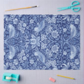 Strawberry Thief Blue Monotone, William Morris Tissuepapier (Craft)