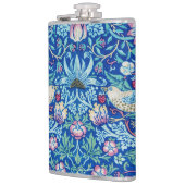Strawberry Thief Blue, William Morris Flask Heupfles (Links)