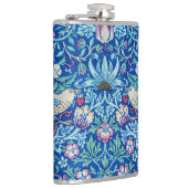 Strawberry Thief Blue, William Morris Flask Heupfles (Rechts)
