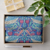 Strawberry Thief Blue, William Morris Tissue Paper Tissuepapier (Geschenk)