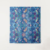 Strawberry Thief Blue, William Morris Wandkleed (Voorkant)