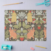 Strawberry thief Bunnies pattern Tissuepapier (Craft)