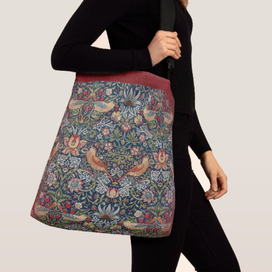 StrawBerry Thief by William *Morris Crossbody Tas (Dichtbij)