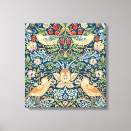 Strawberry Thief (door William Morris) Canvas Afdruk