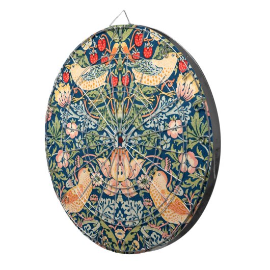 Strawberry Thief (door William Morris) Dartbord (Voorkant Rechts)