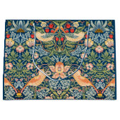 Strawberry Thief (door William Morris) Groot Cadeauzakje (Voorkant)