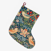 Strawberry Thief (door William Morris) Grote Kerstsok (Voorkant (Hangend))