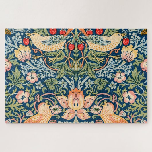 Strawberry Thief (door William Morris) Jigzaag Puz Legpuzzel (Horizontaal)